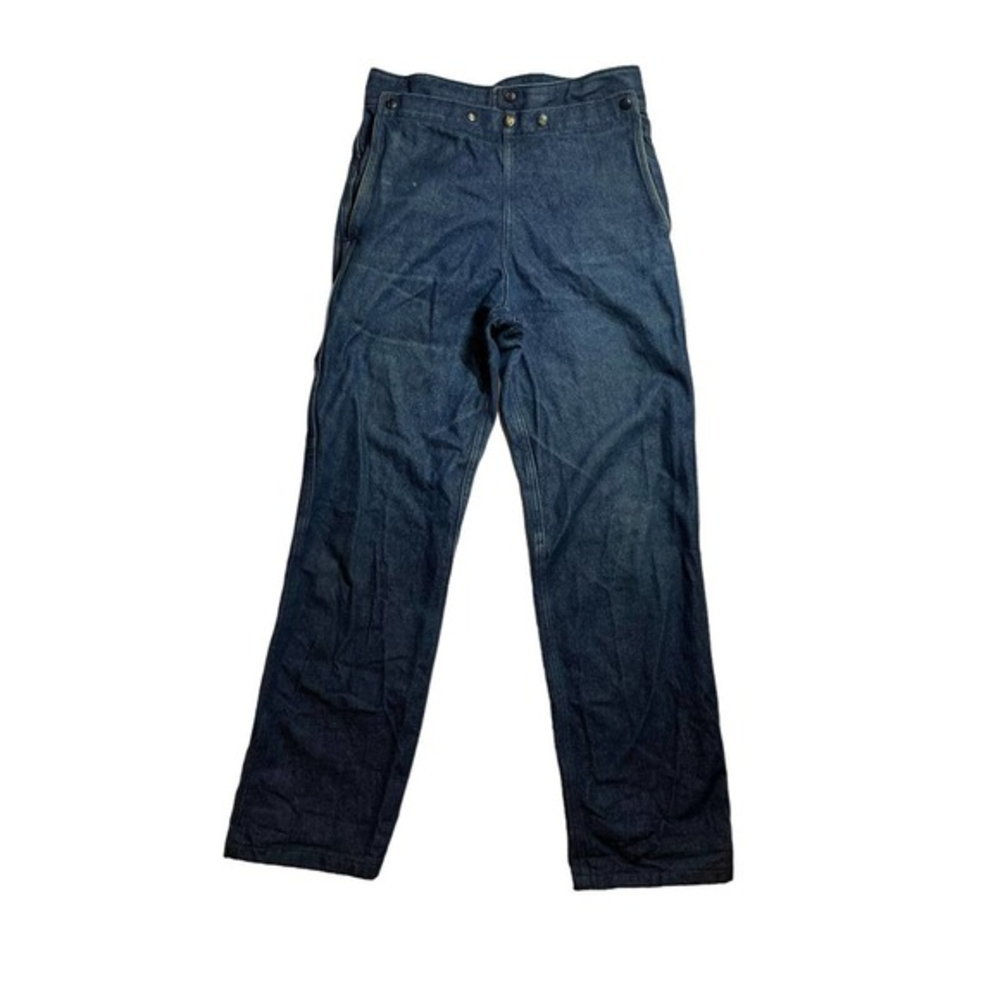 Vintage Amish Style Broadfall Heavy Denim‎ Pants 30x31